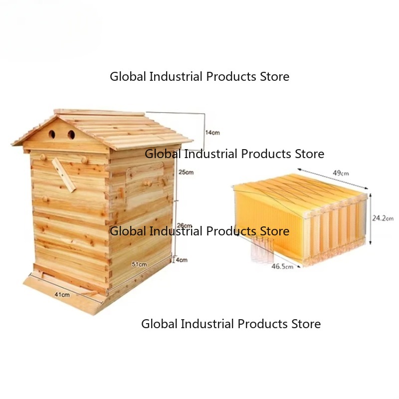 Beehive Frame Wax - 7 Quadros Automáticos de Colmeia para