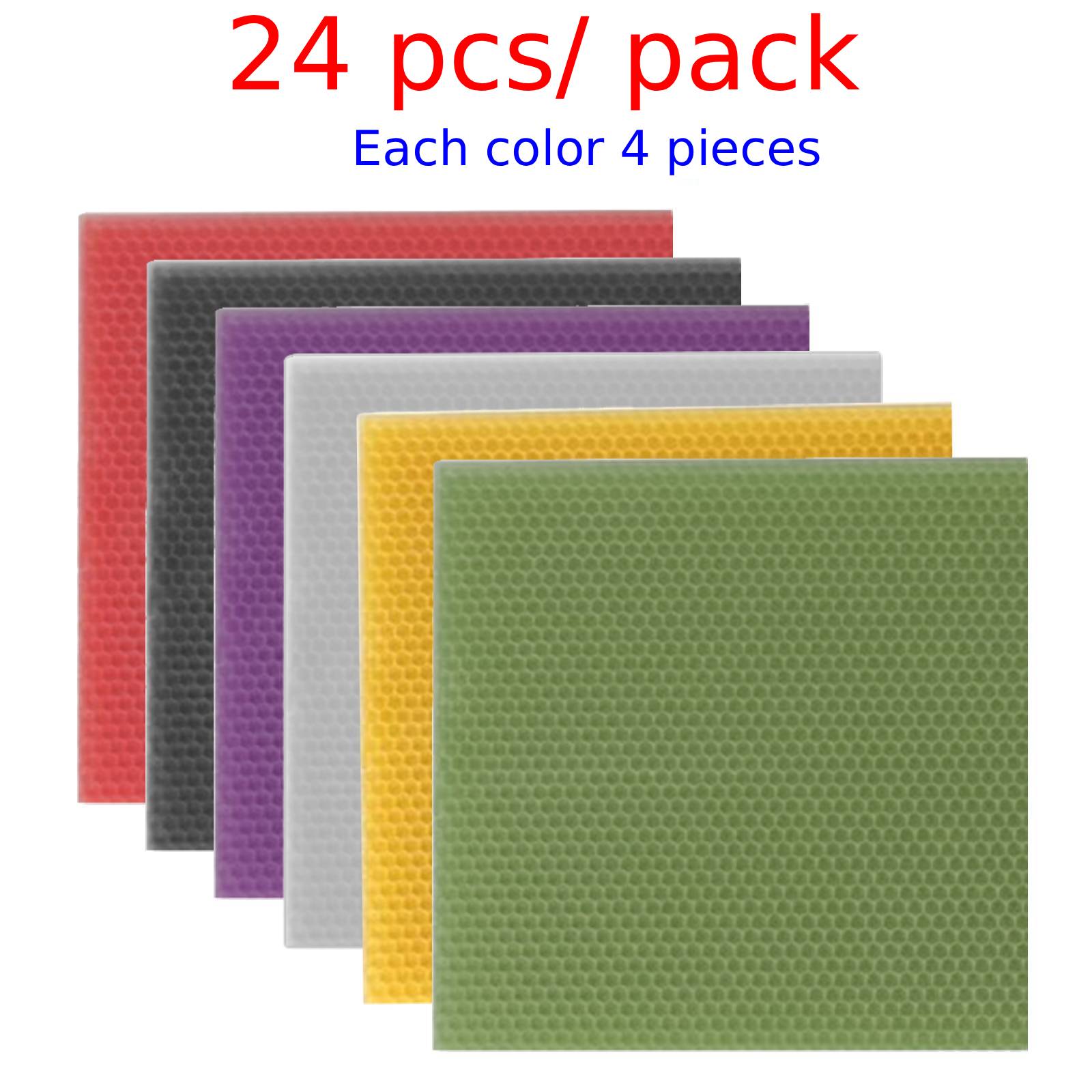 Beehive Frame Wax - 24 Peças de Folhas de Cera