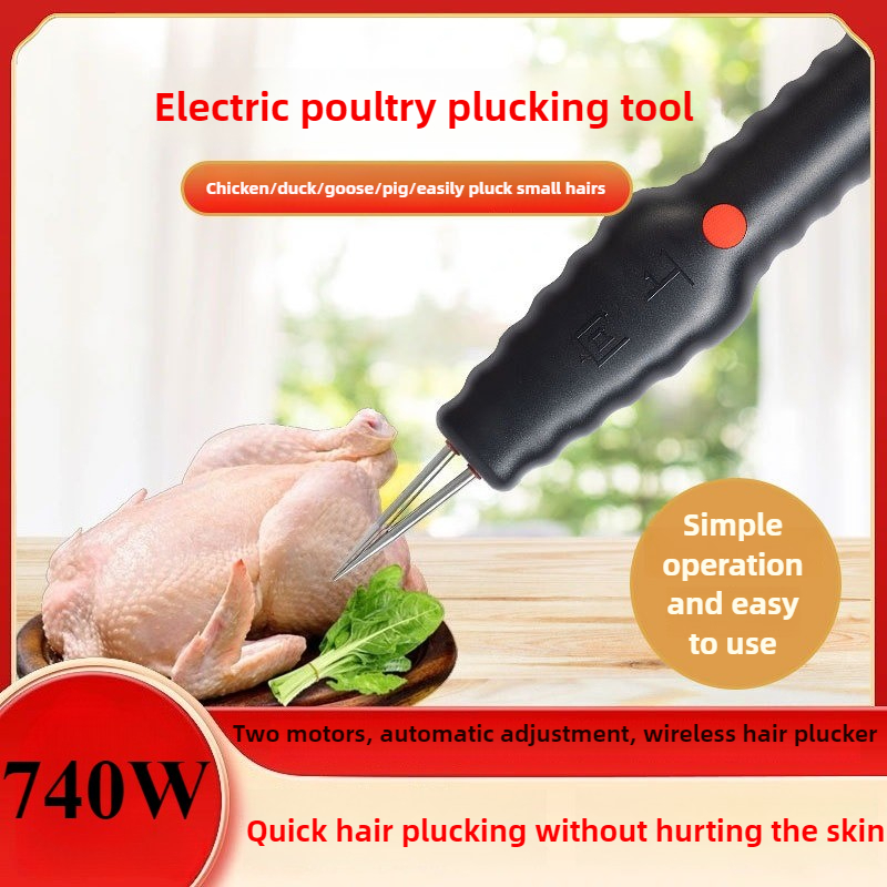 Chicken Plucker Machine - Depenador de frango elétrico portátil, totalmente